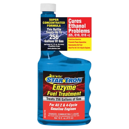 Star Brite Star brite 093016 Star Tron Enzyme Fuel Treatment Concentrated Gas Formula - 16 oz 093016